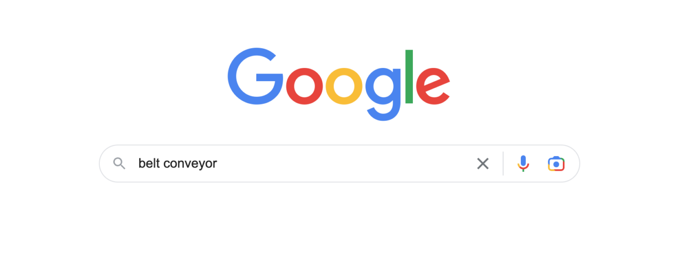 google belt conveyor