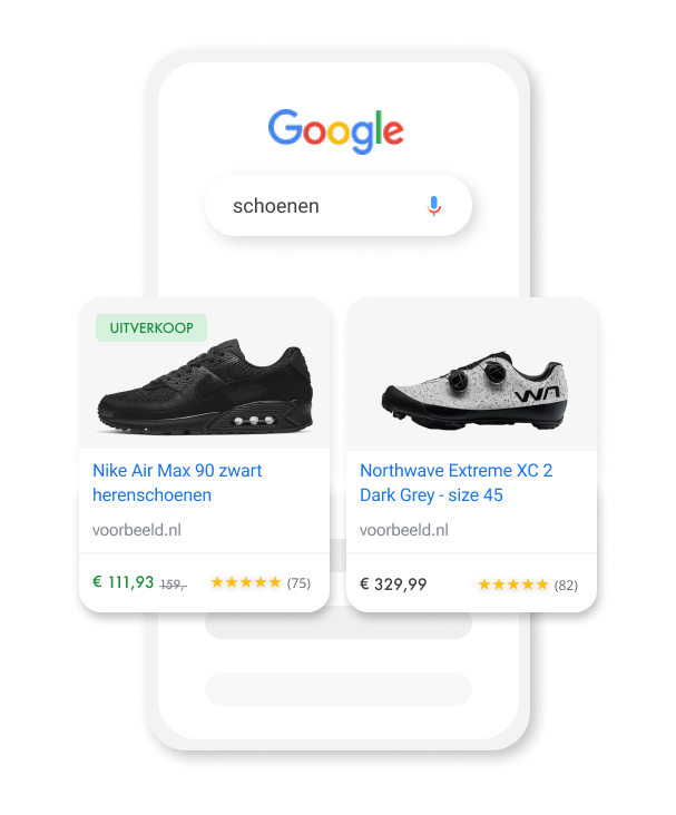 Google Shopping preview